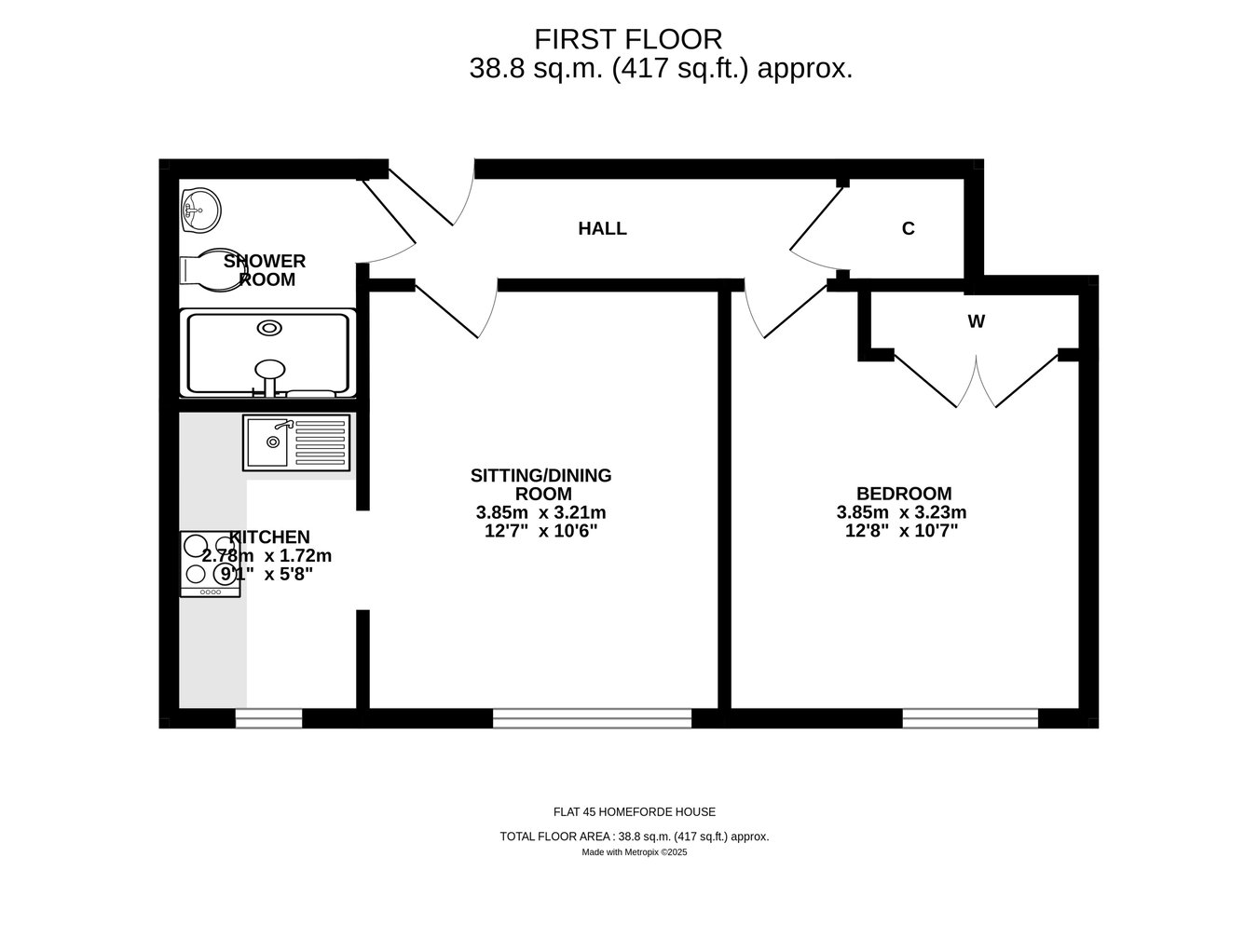 Homeforde House, Grigg Lane, Brockenhurst floorplan