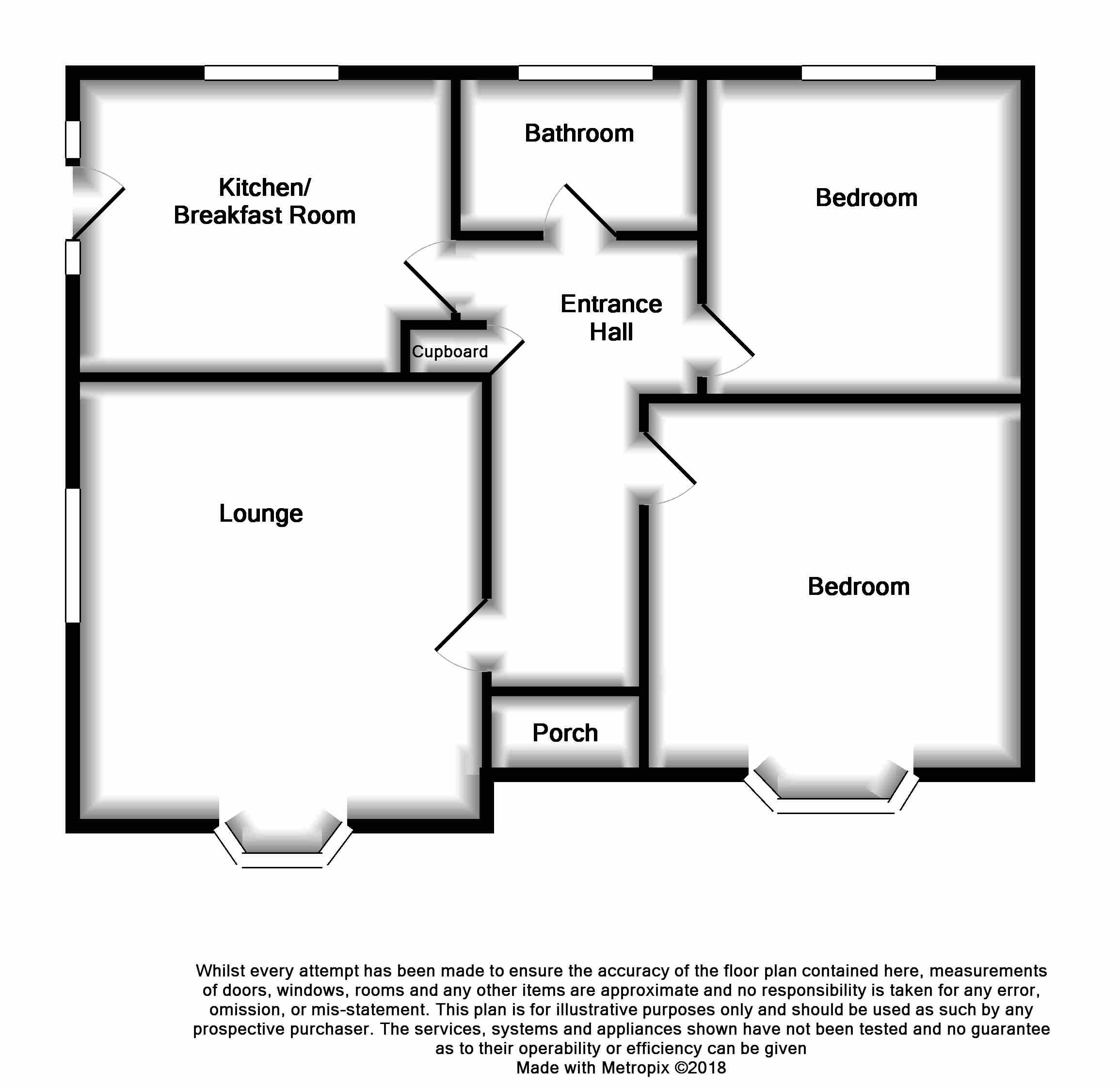 2 Bedrooms Detached bungalow for sale in Smallfield, Surrey RH6