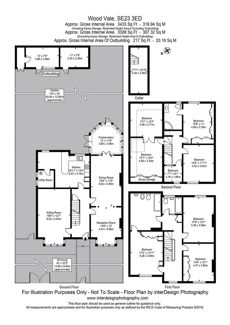 86, Wood Vale, London floorplan