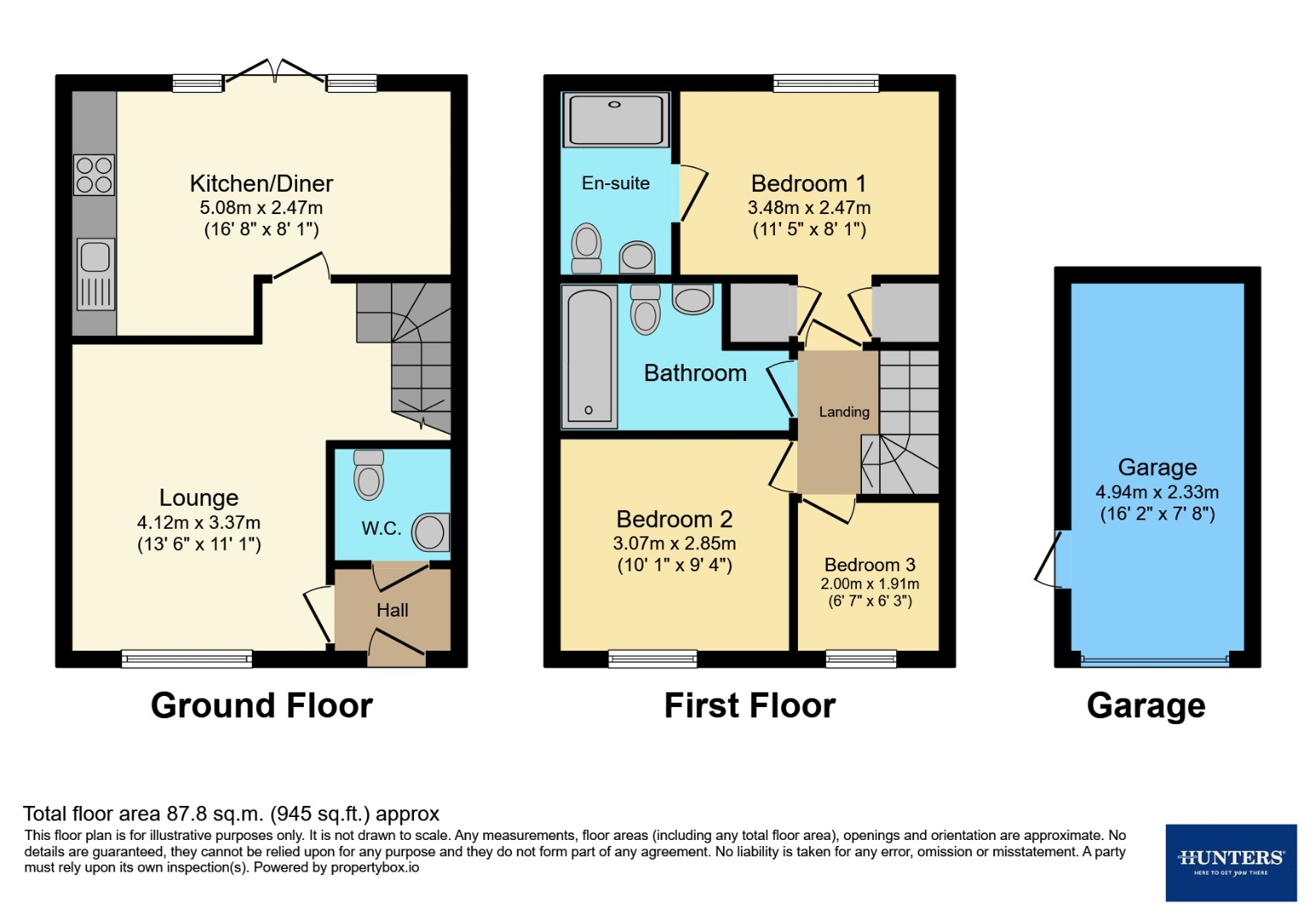 4, Tye Road, Lichfield floorplan
