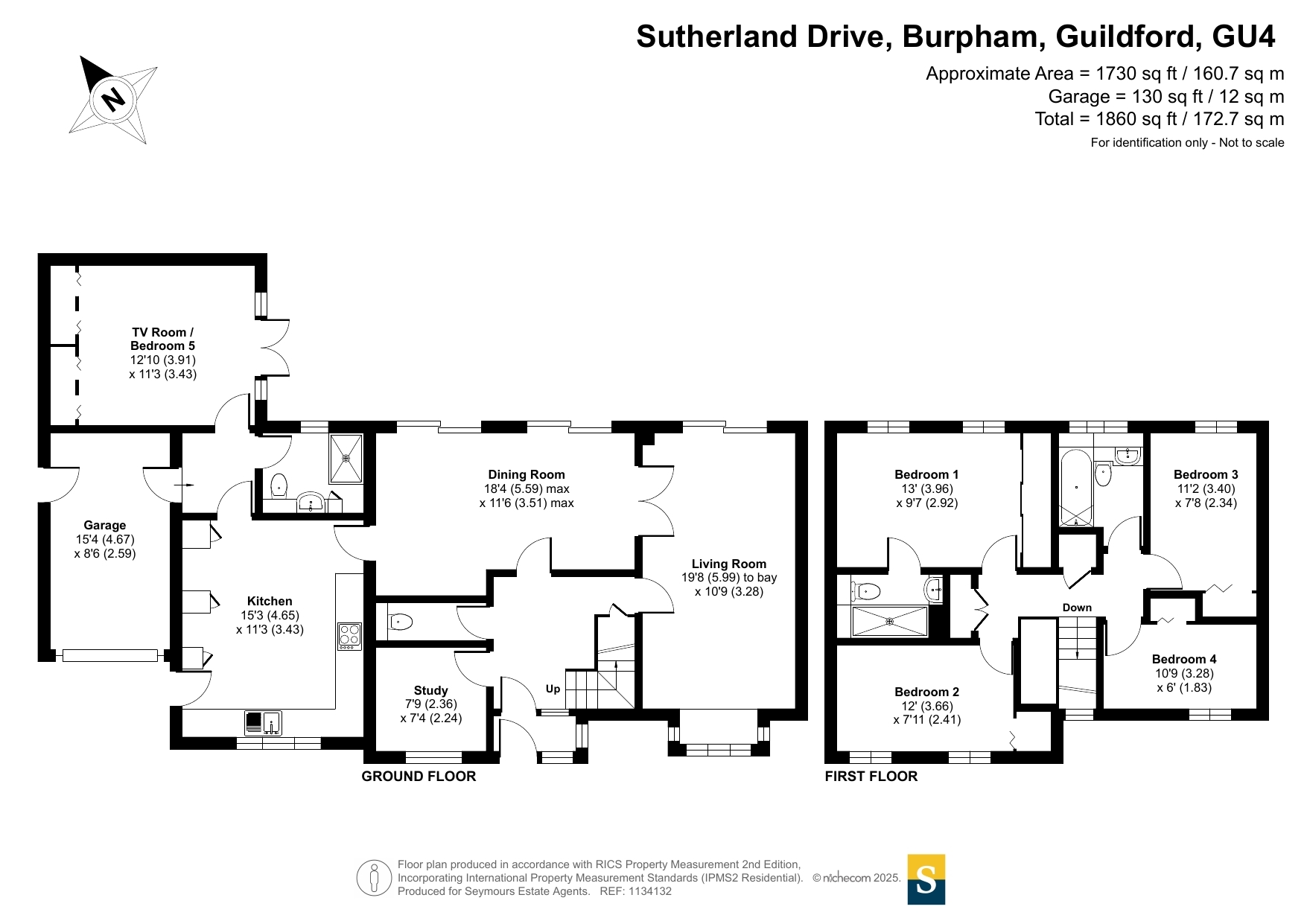 2, Sutherland Drive, Guildford floorplan