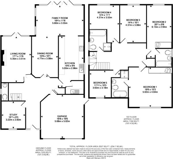Pembroke Rough, Pembroke Road, Woking floorplan