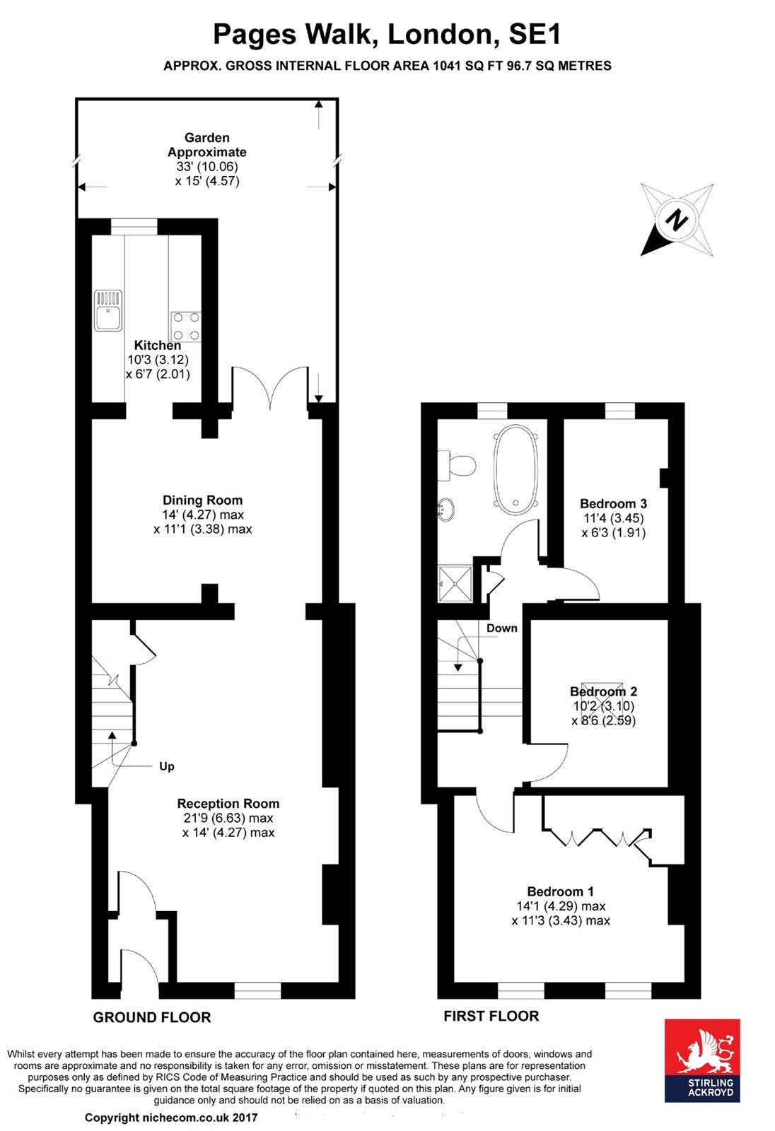 83, Pages Walk, London floorplan