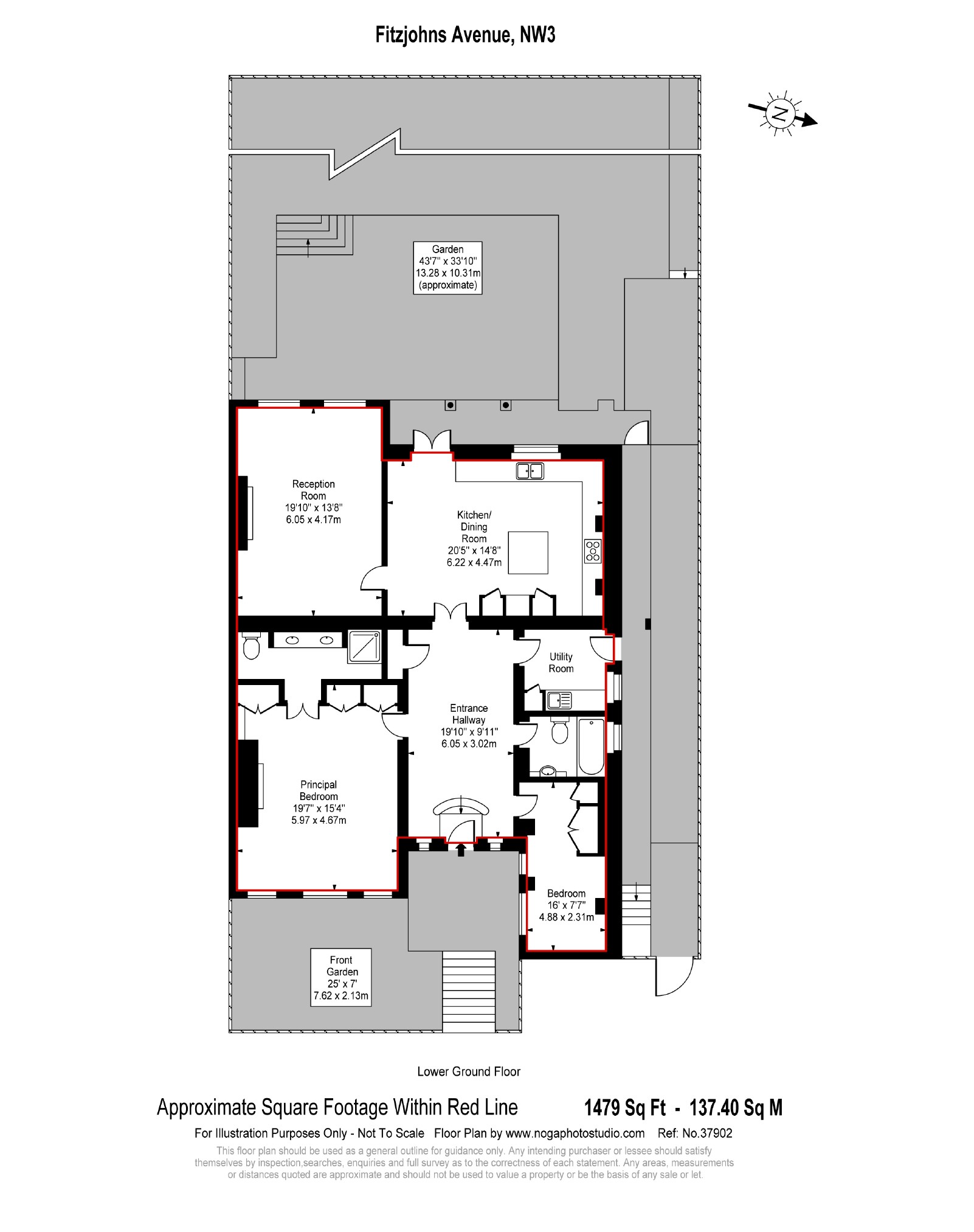 2 Bedrooms Flat for sale in Fitzjohns Avenue, London NW3