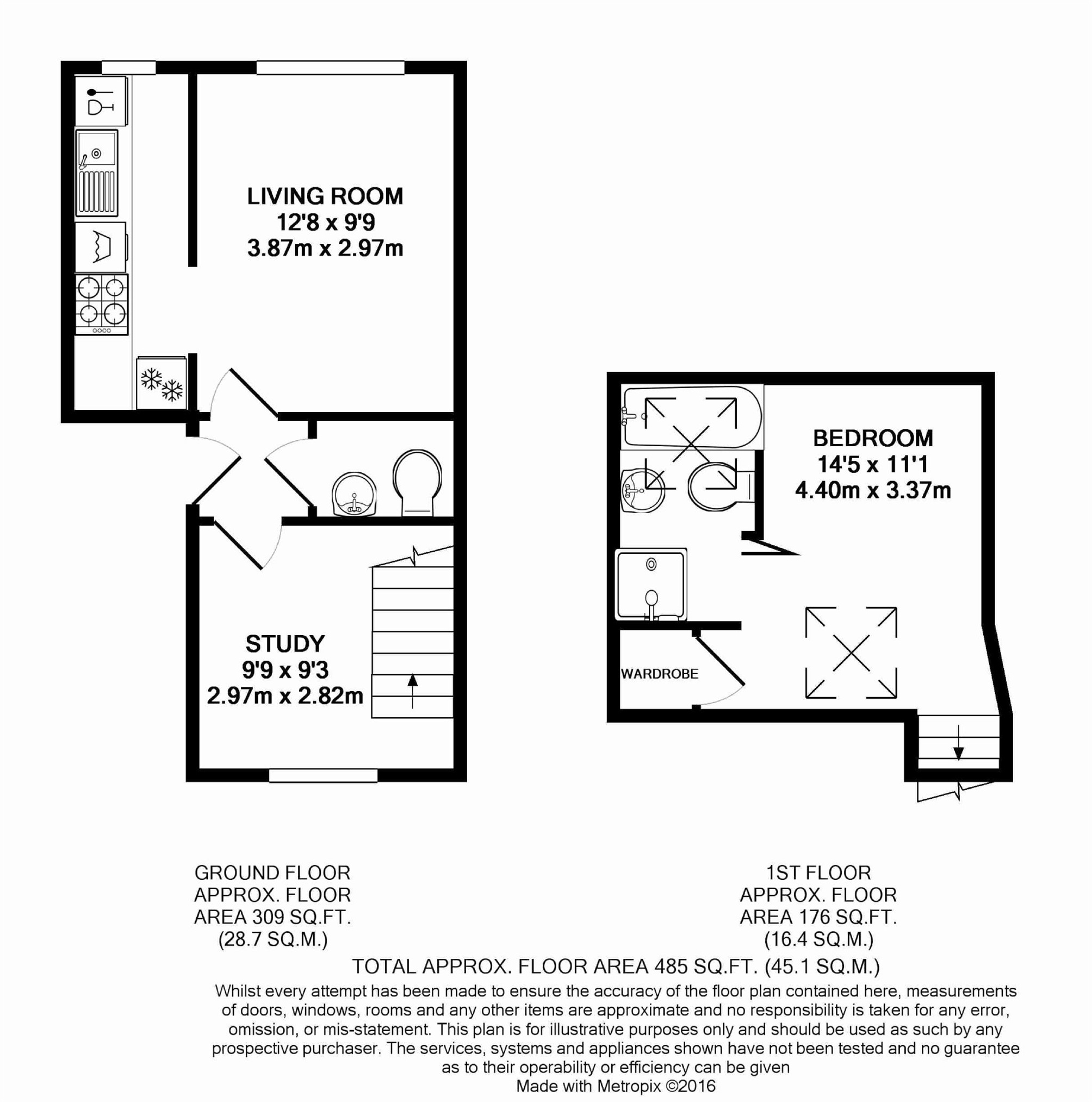 1 Bedrooms Maisonette to rent in Gladstone Road, Watford, Hertfordshire WD17