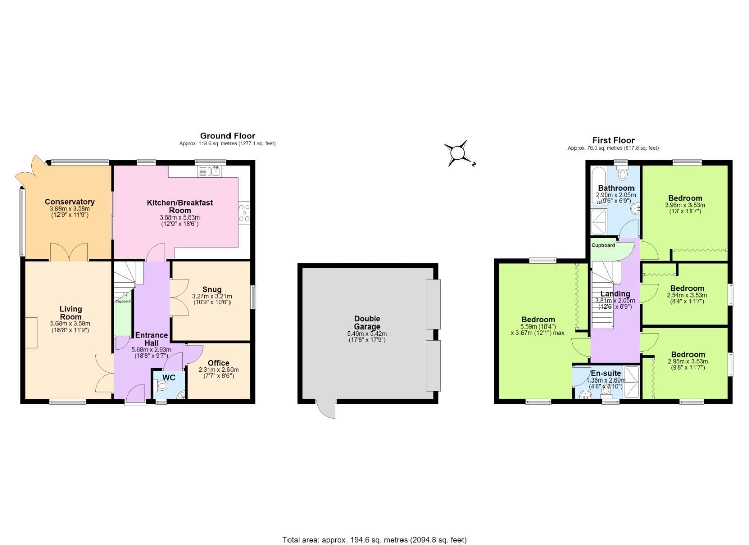15, Brunel Way, Swadlincote floorplan