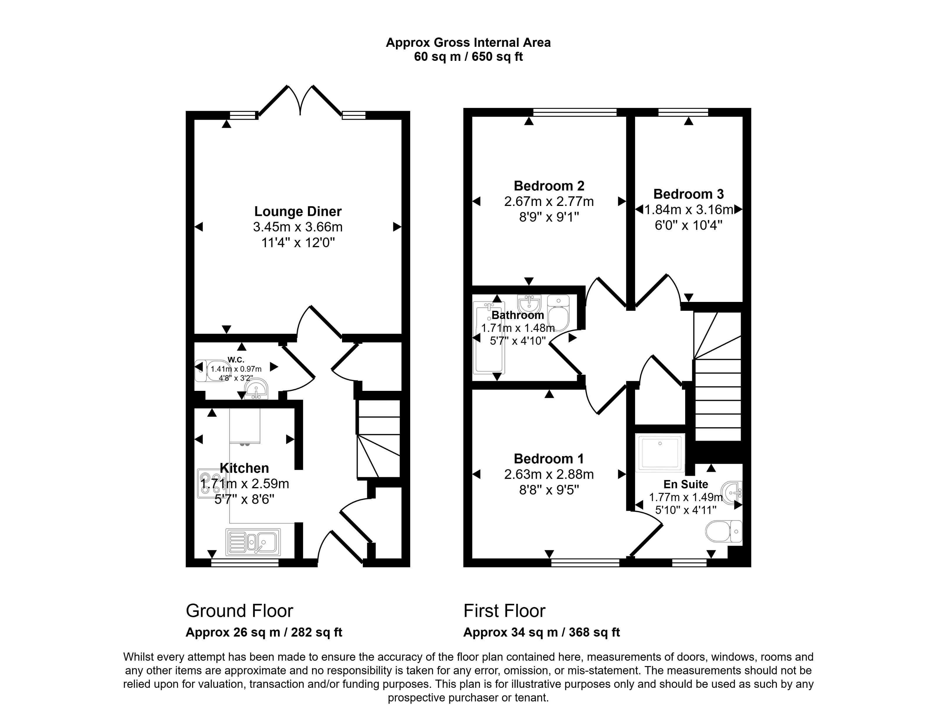 N/A, 7 North Bank Close, Wigan floorplan