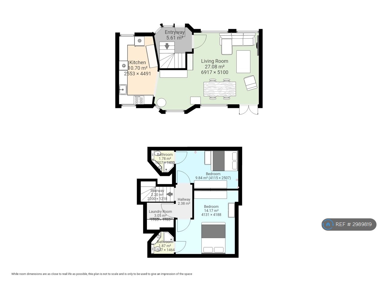 St Michael Houseboat Tideway Walk, Middle Flat, London floorplan