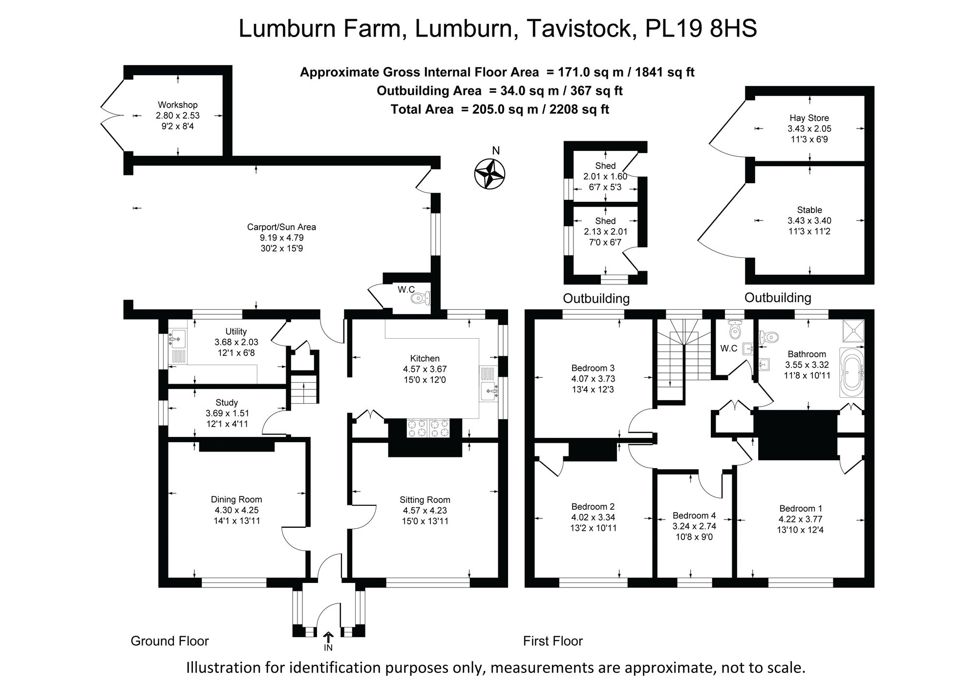 Lumburn Farm, Tavistock floorplan