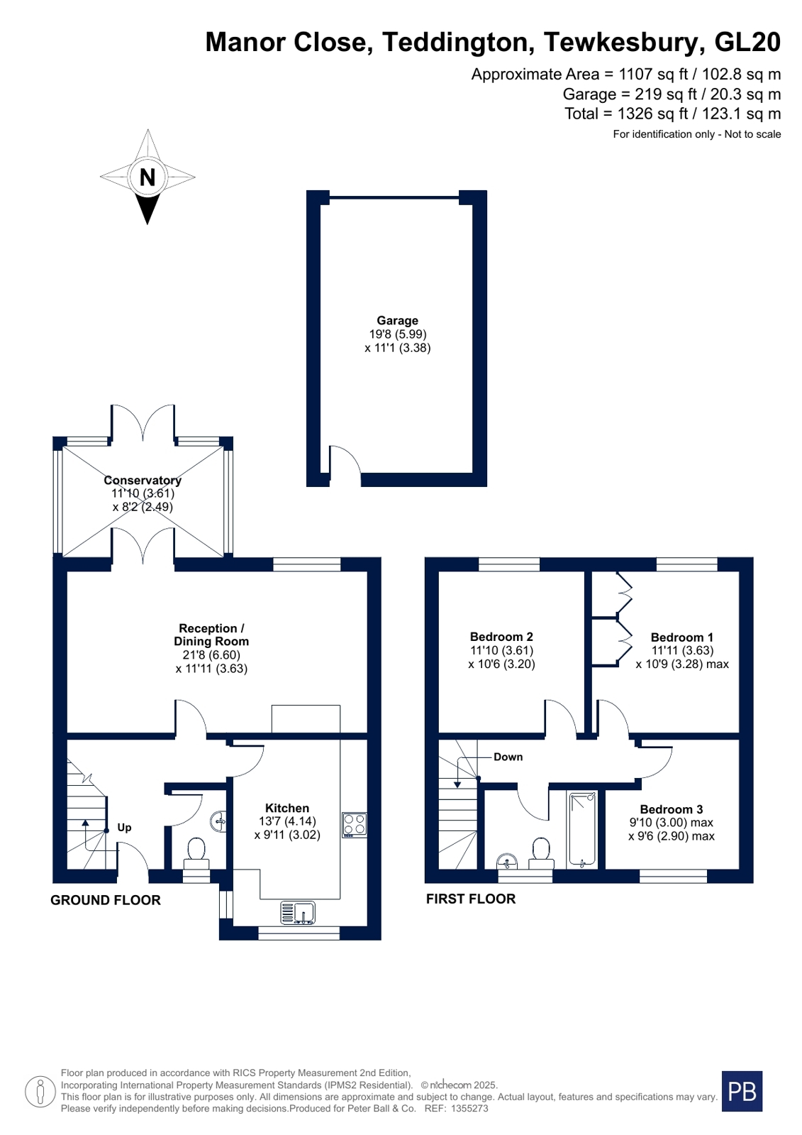8, Manor Close, Tewkesbury floorplan