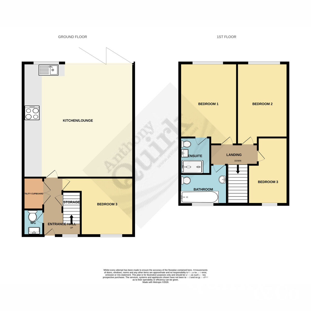 3a, Tudor Road, Canvey Island floorplan
