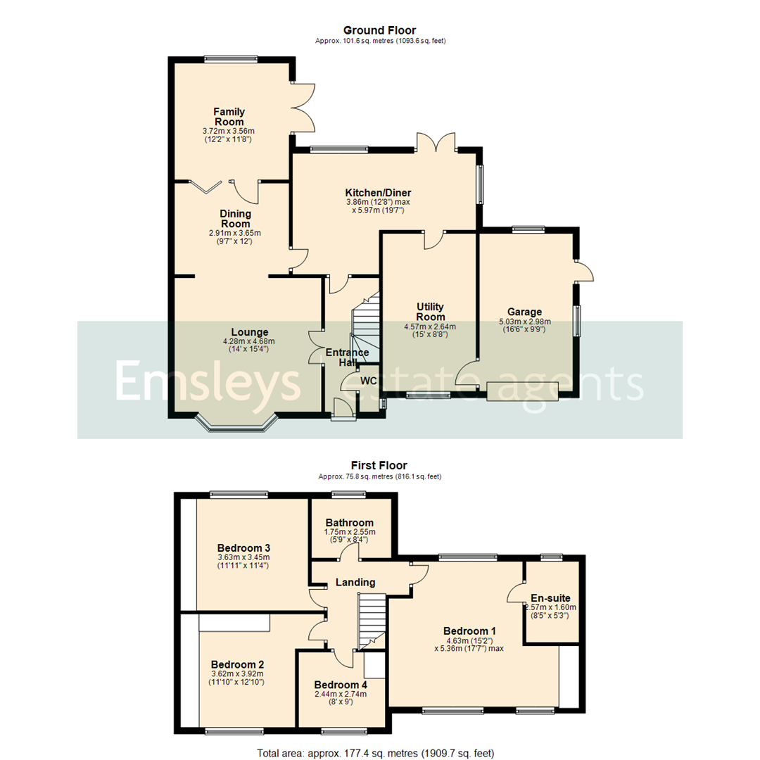 4, Woodland Park, Leeds floorplan