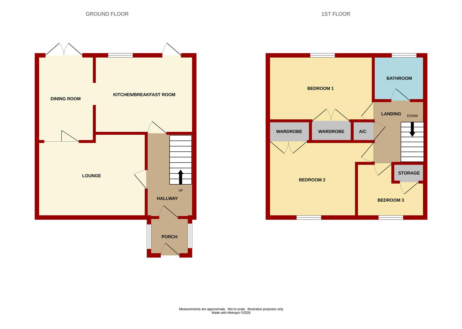 9, Knights Way, Newent floorplan
