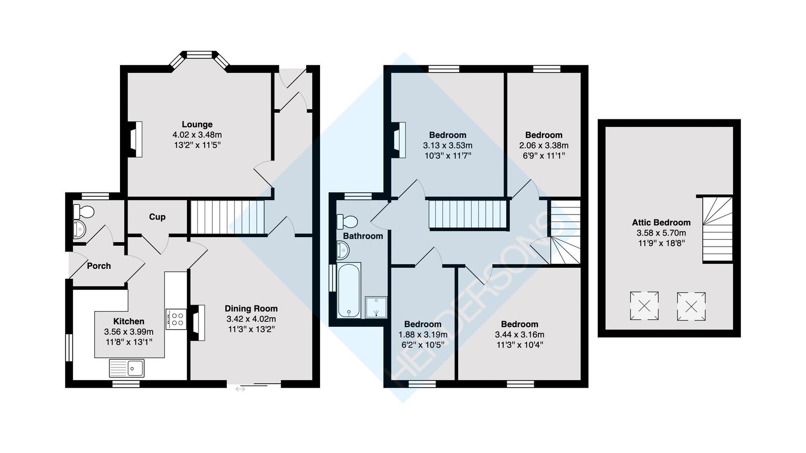 16, Runswick Lane, Saltburn-by-the-sea floorplan