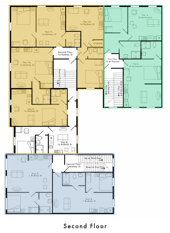 1a, Rodney Street, Liverpool floorplan