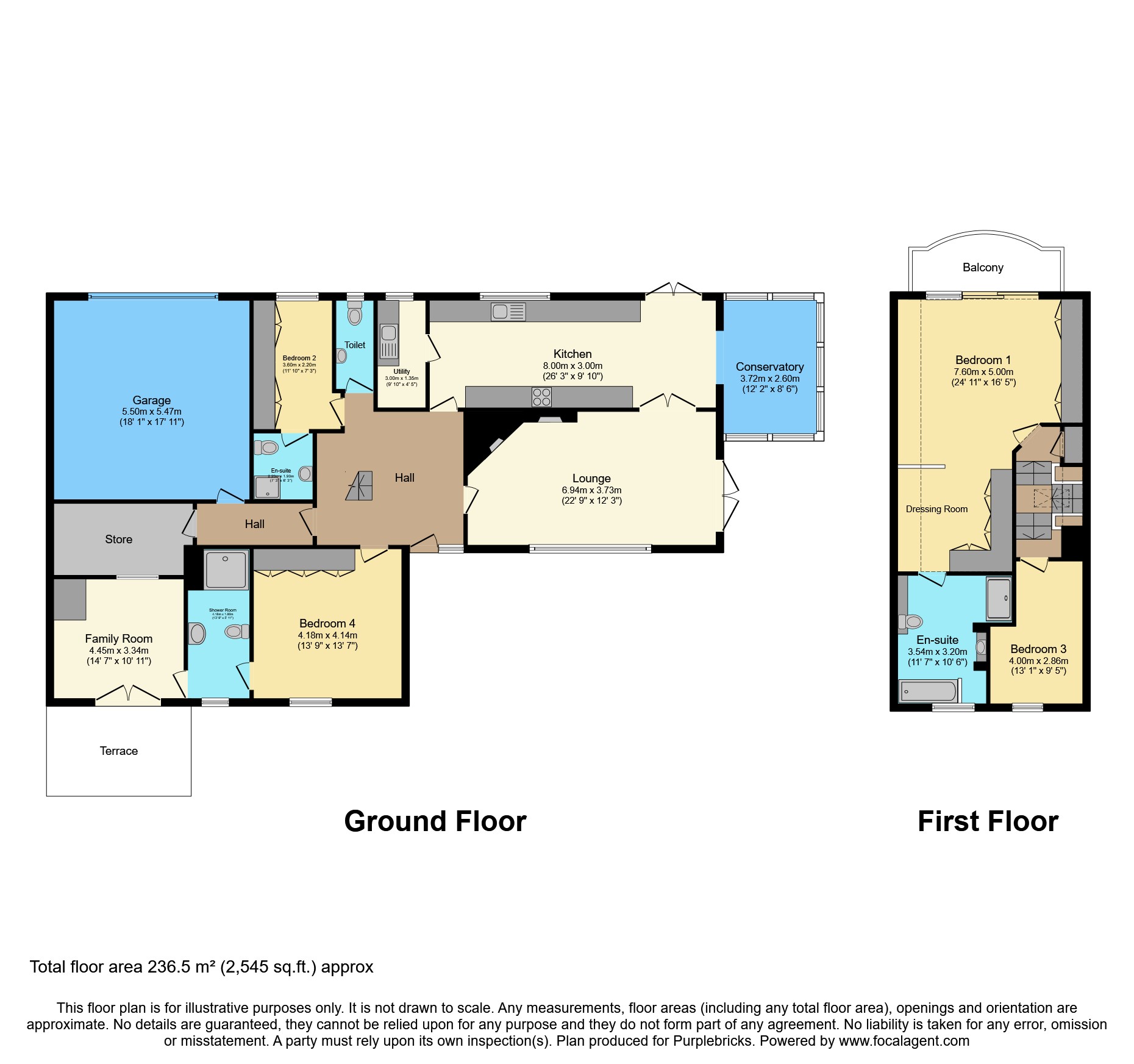 Brookside, Gilfach Road, Porth floorplan