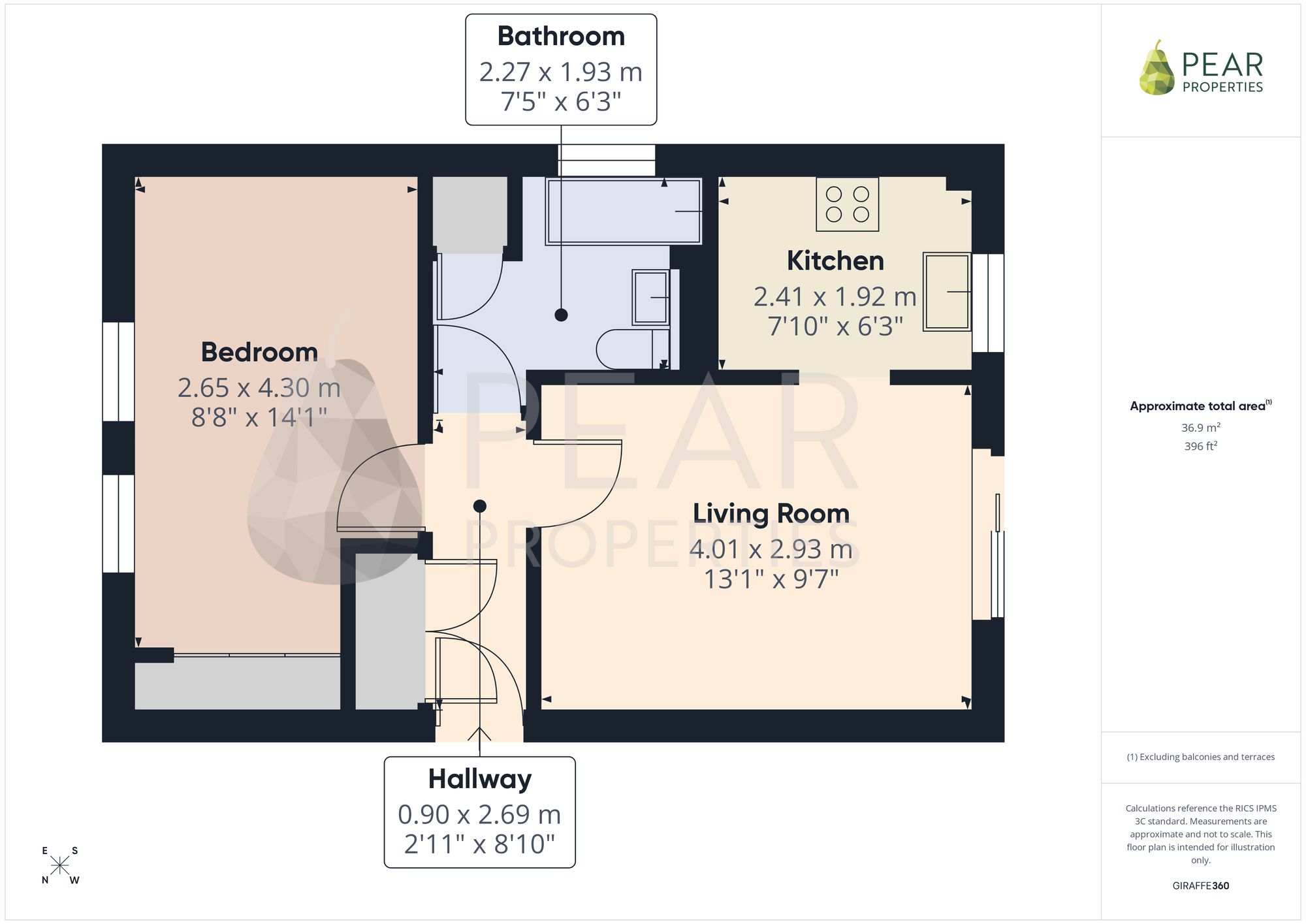 Flat 37, Pharos Quay River Road, Littlehampton floorplan
