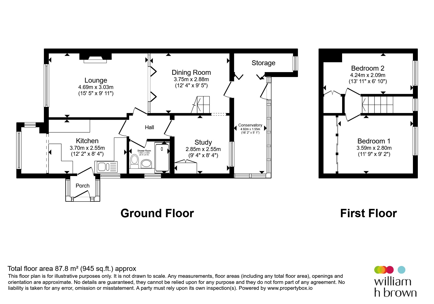 16, Nepcote Close, Kettering floorplan