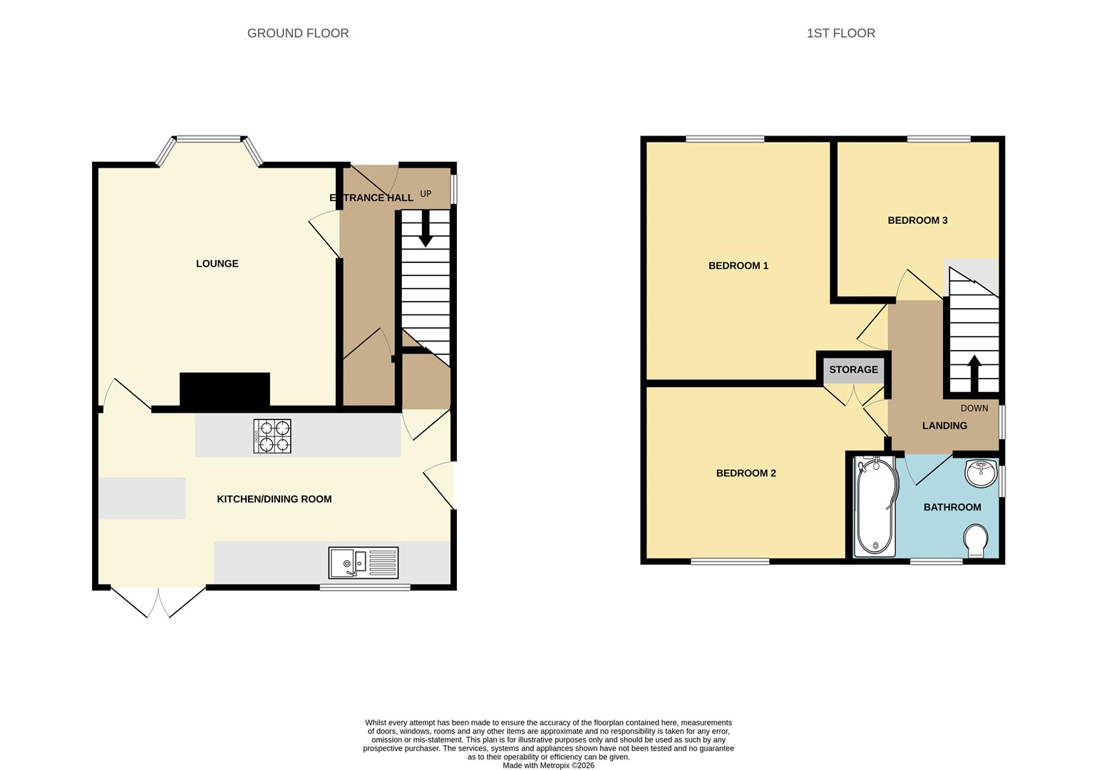 57, Dawtrie Street, Castleford floorplan
