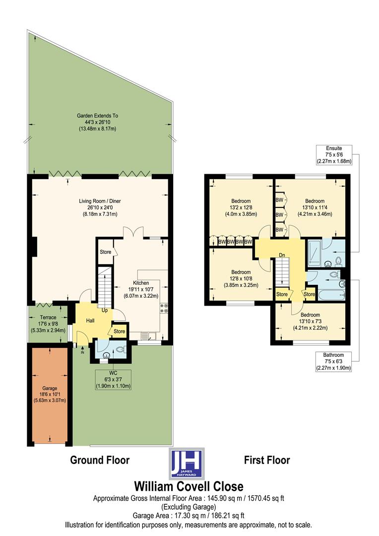 15, William Covell Close, Enfield floorplan