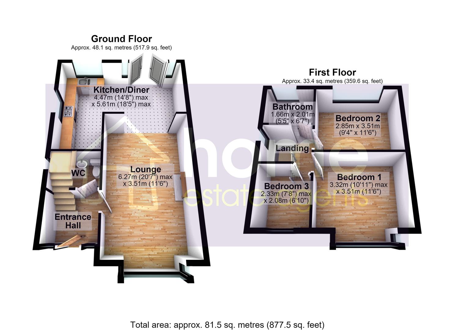 11, Shaw Hall Avenue, Hyde floorplan