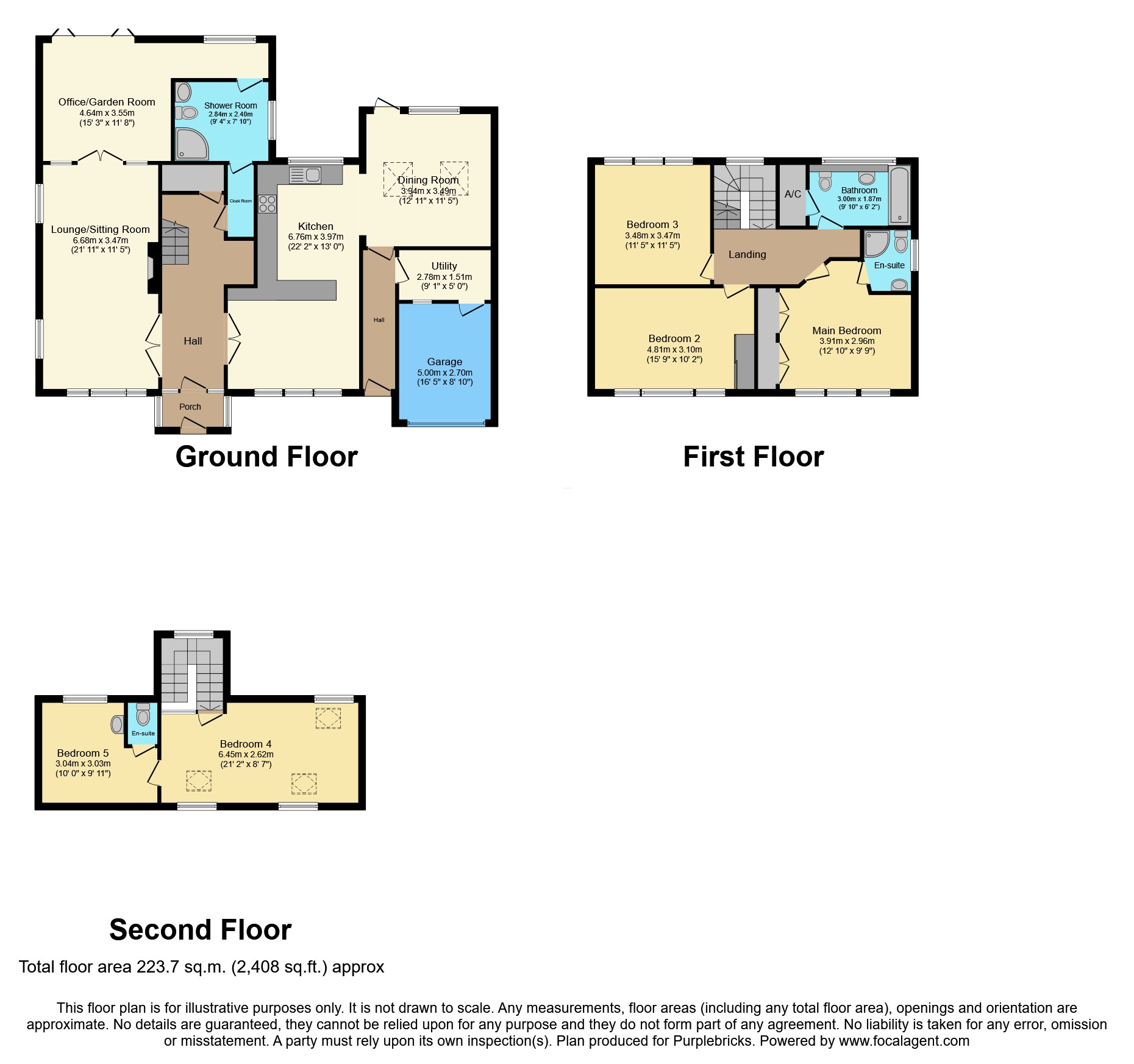 5, Kingsmead Road, Broadbridge Heath, Horsham floorplan