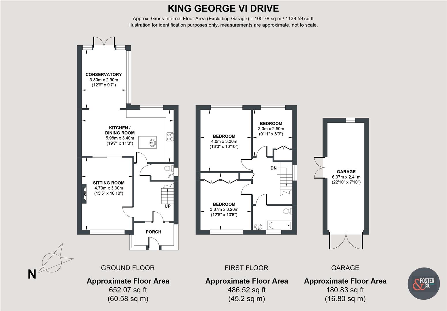 21, King George Vi Drive, Hove floorplan