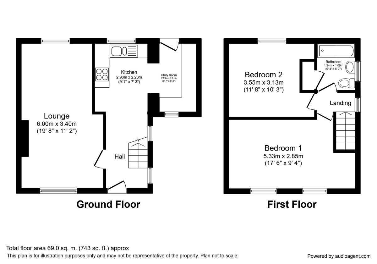 26, Hazel Road, Newcastle floorplan