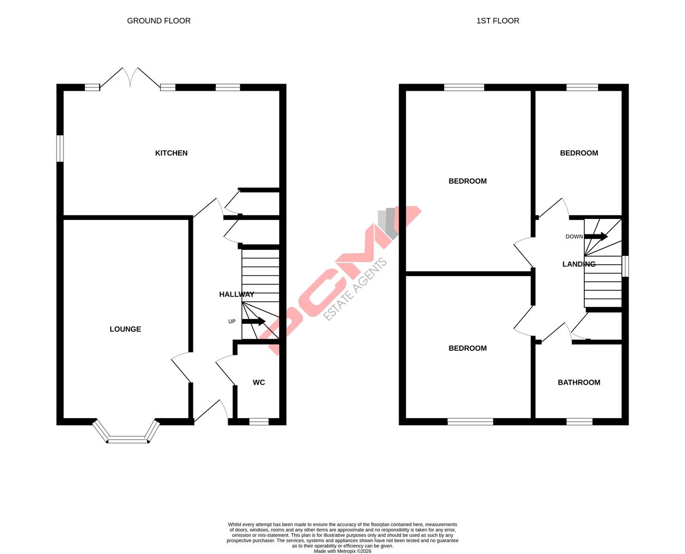 2, Westfield Down Road, Hastings floorplan