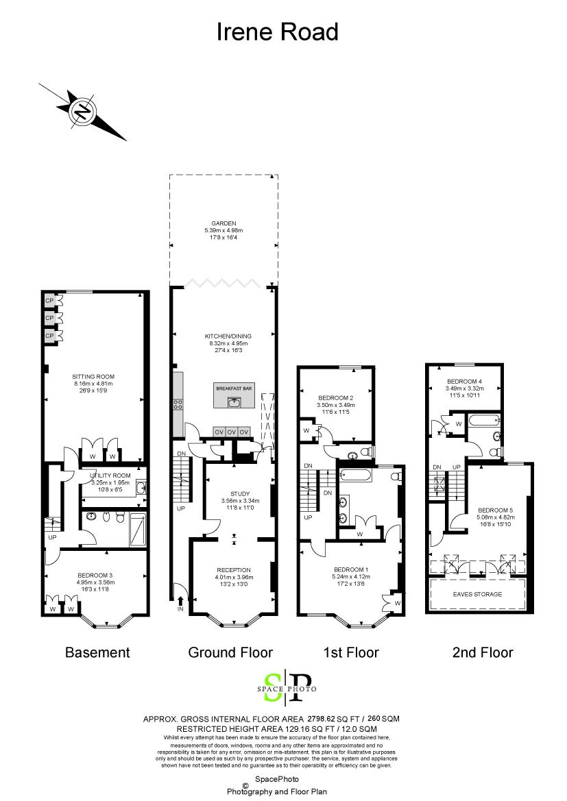 5 Bedrooms  for sale in Irene Road, Fulham, London SW6