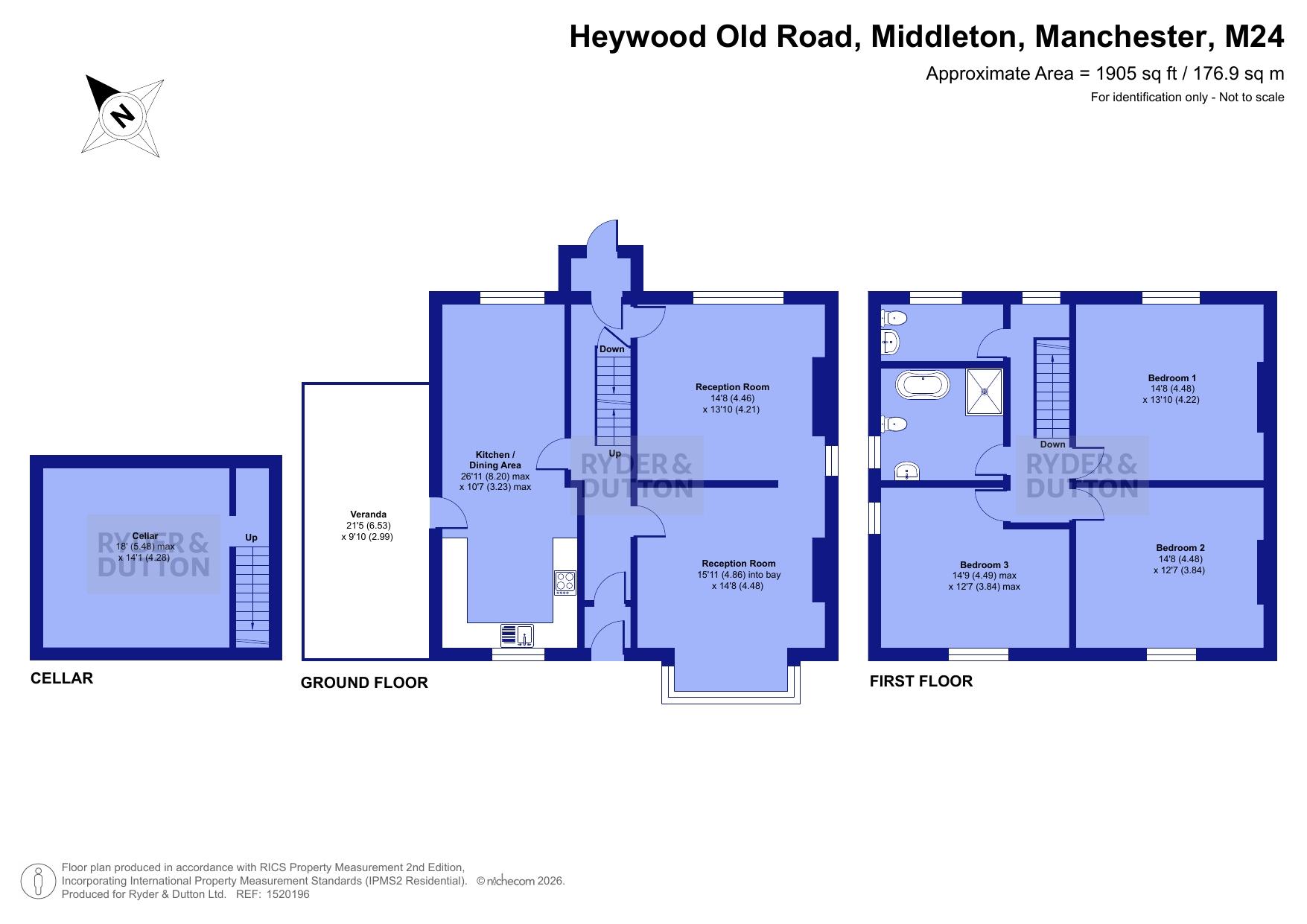 344, Heywood Old Road, Middleton floorplan