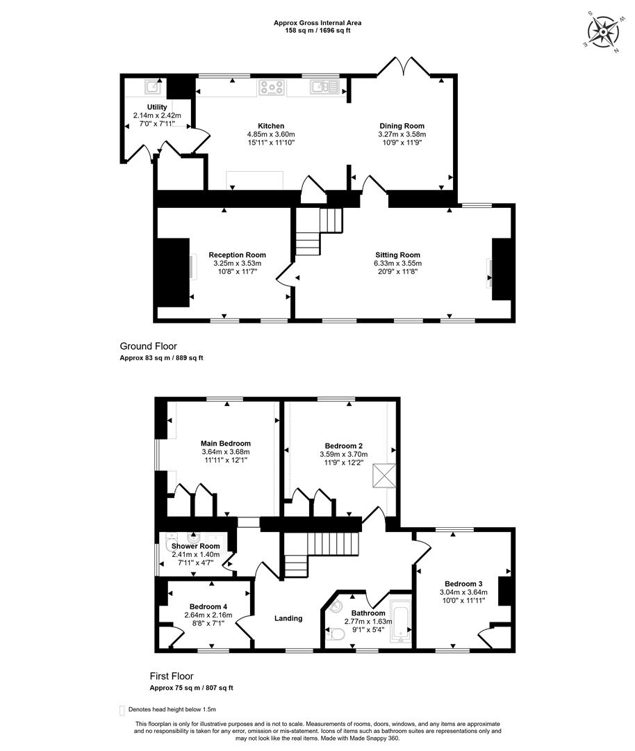 April Cottage, Park Gate, Stoke Wake floorplan