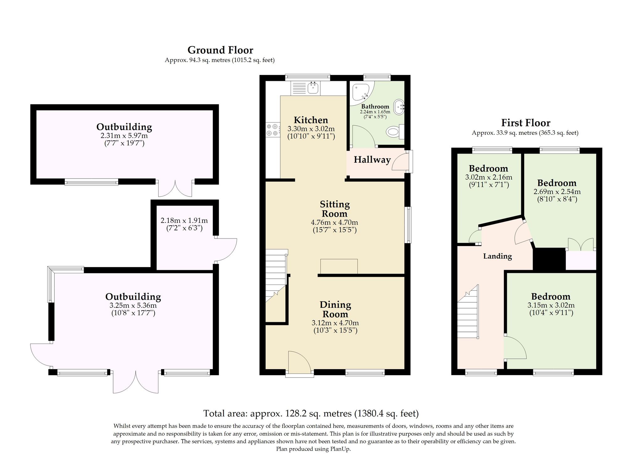 1 Bells Corner Cottage Bells Lane, Diss floorplan