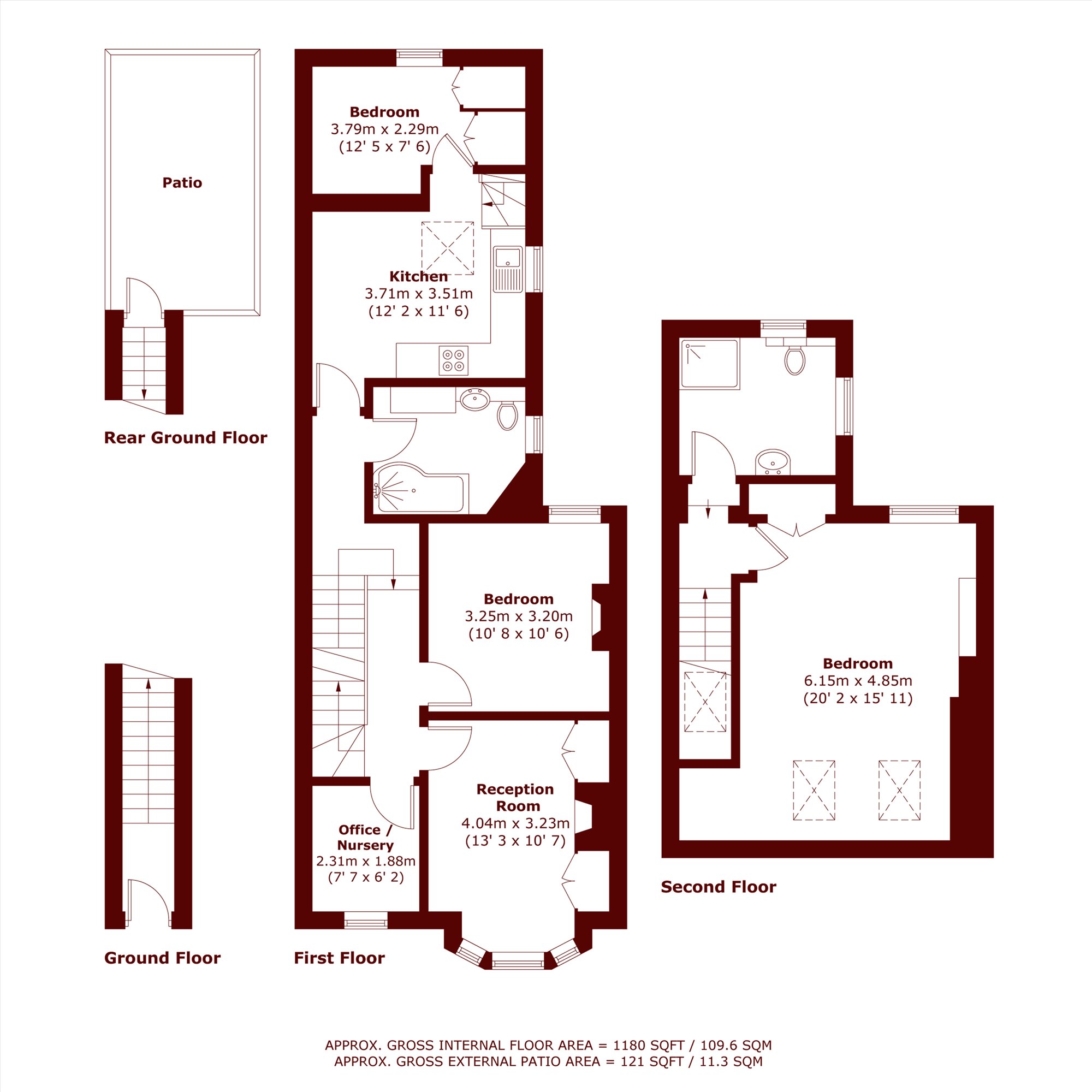 30, Valetta Road, London floorplan