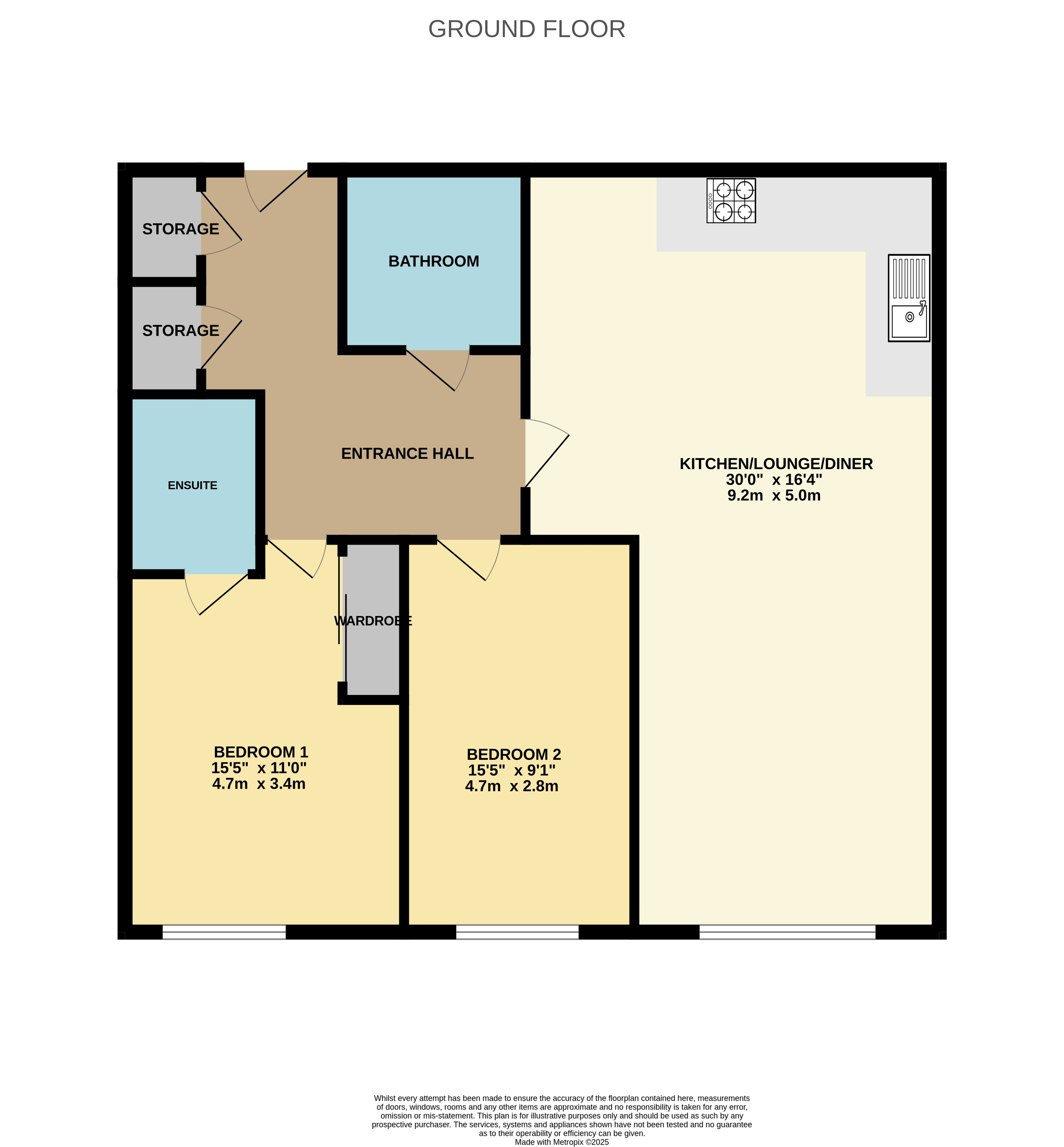 4 Galilean, 36, Ryland Street, Birmingham floorplan