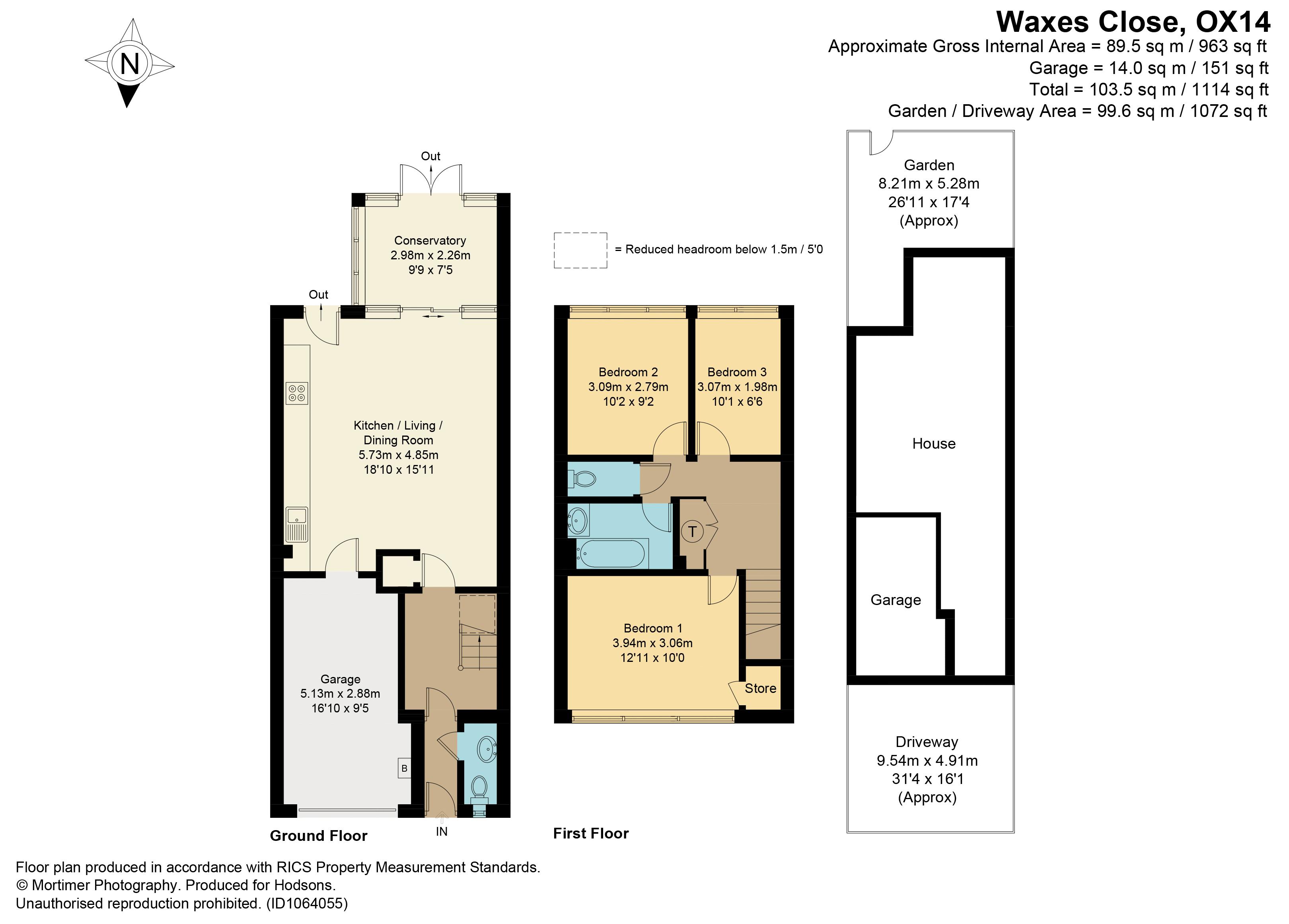 Waxes Close, Abingdon OX14, 3 bedroom terraced house for sale