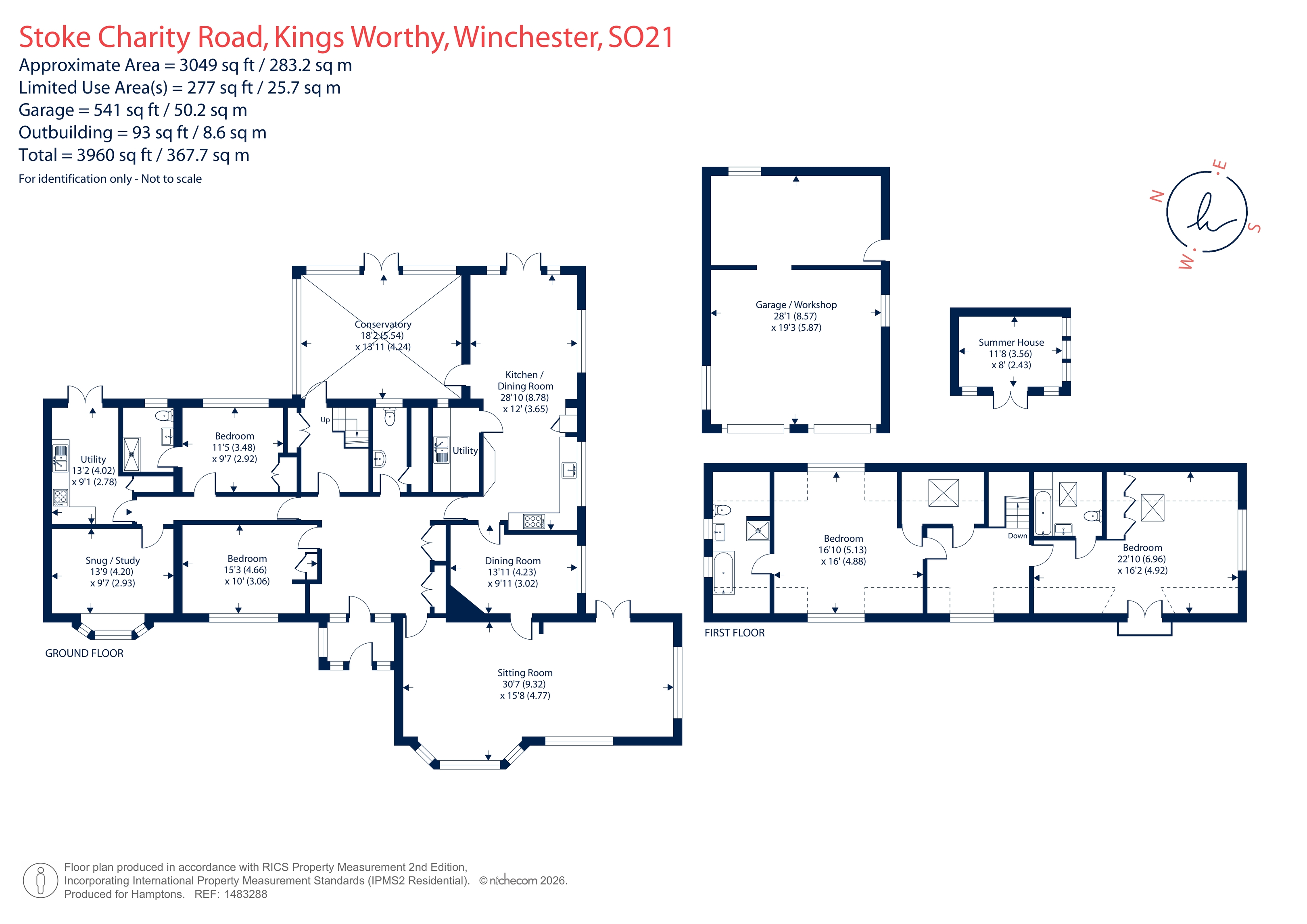 Little Stoke, Stoke Charity Road, Kings Worthy floorplan