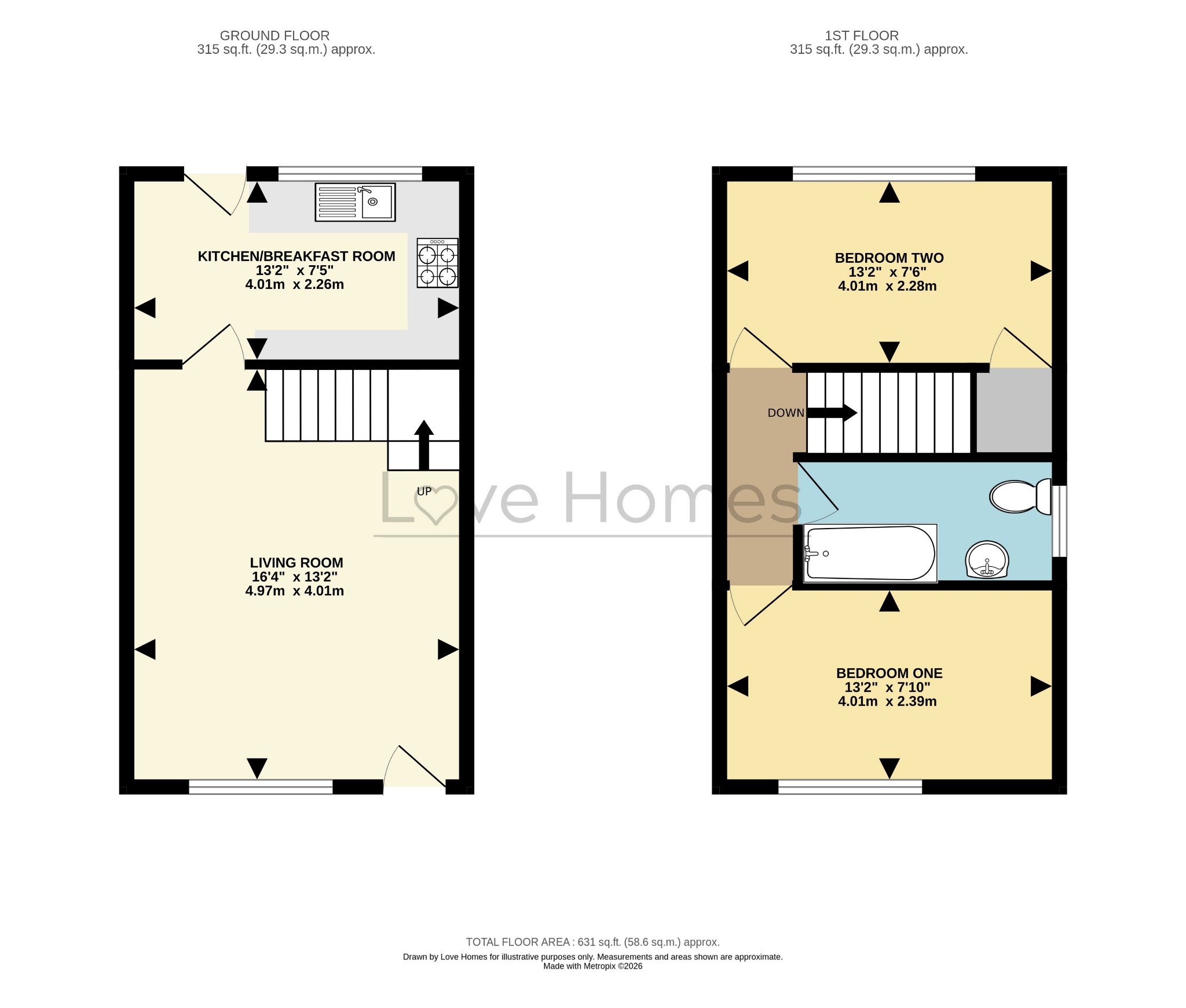 10 Dunstable Close, Flitwick, Bedfordshire floorplan