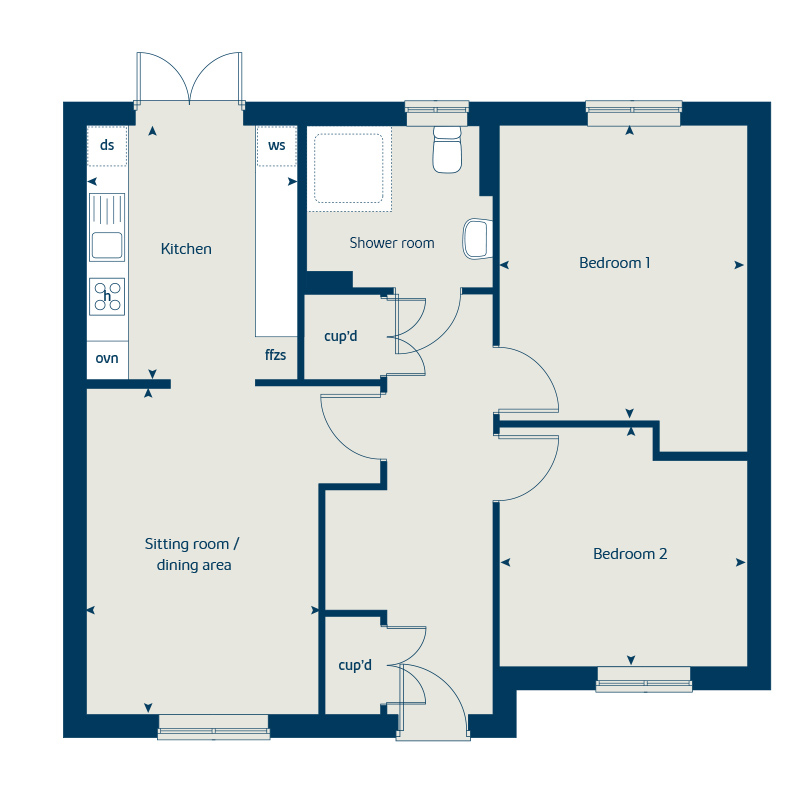 313, Sandy Lane, Northampton floorplan