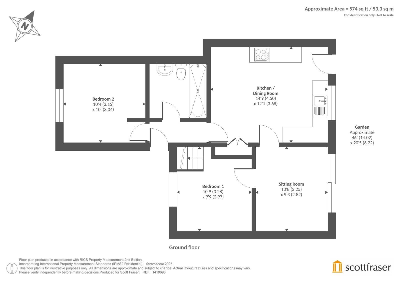 7A,, Lime Walk, Oxford floorplan