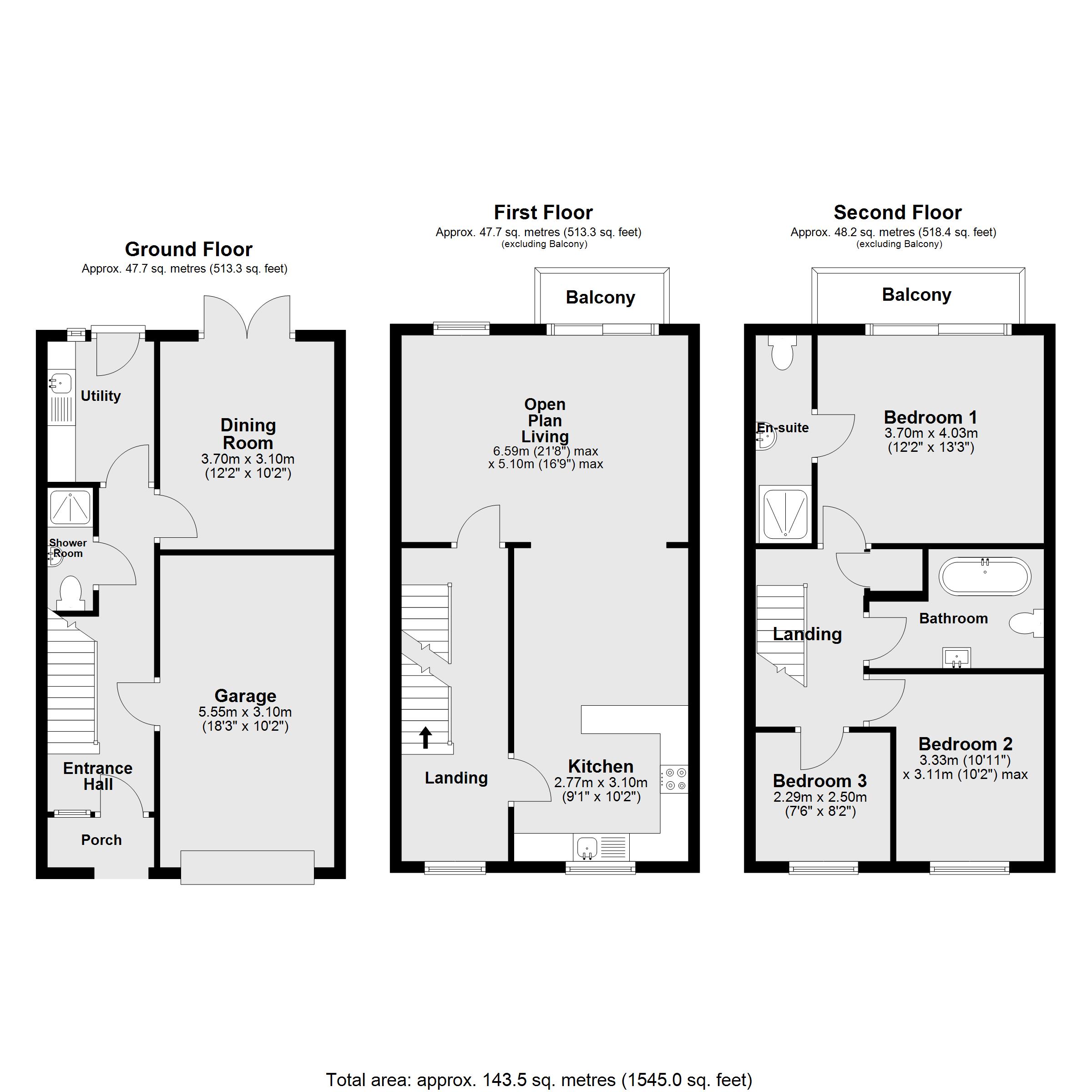 33, The Moorings, Lincoln floorplan