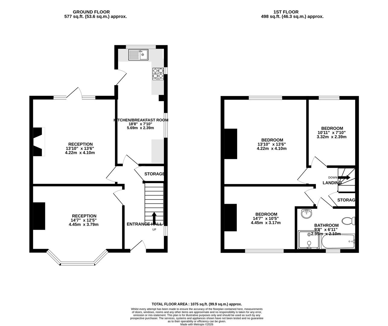 62, Muller Road, Bristol floorplan
