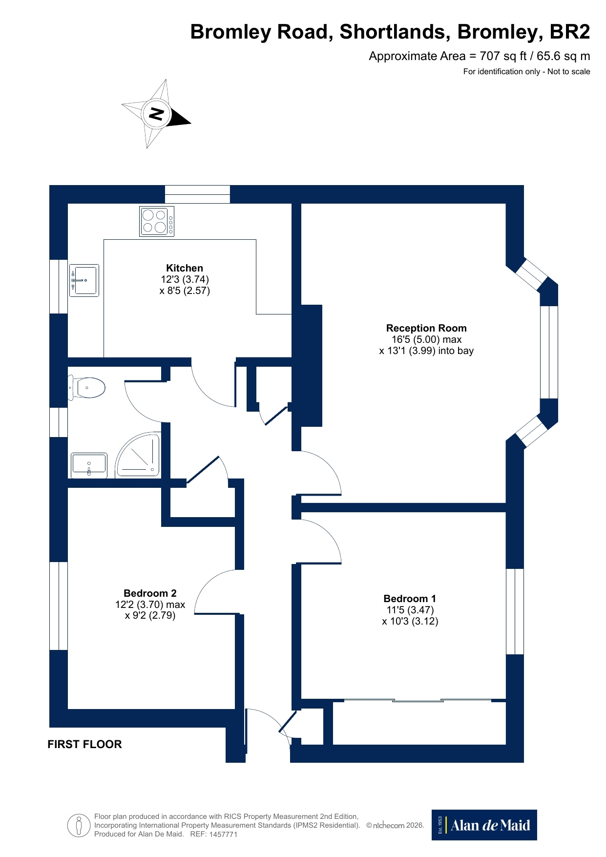 Flat 4, Willow House,, Bromley Road, Bromley floorplan