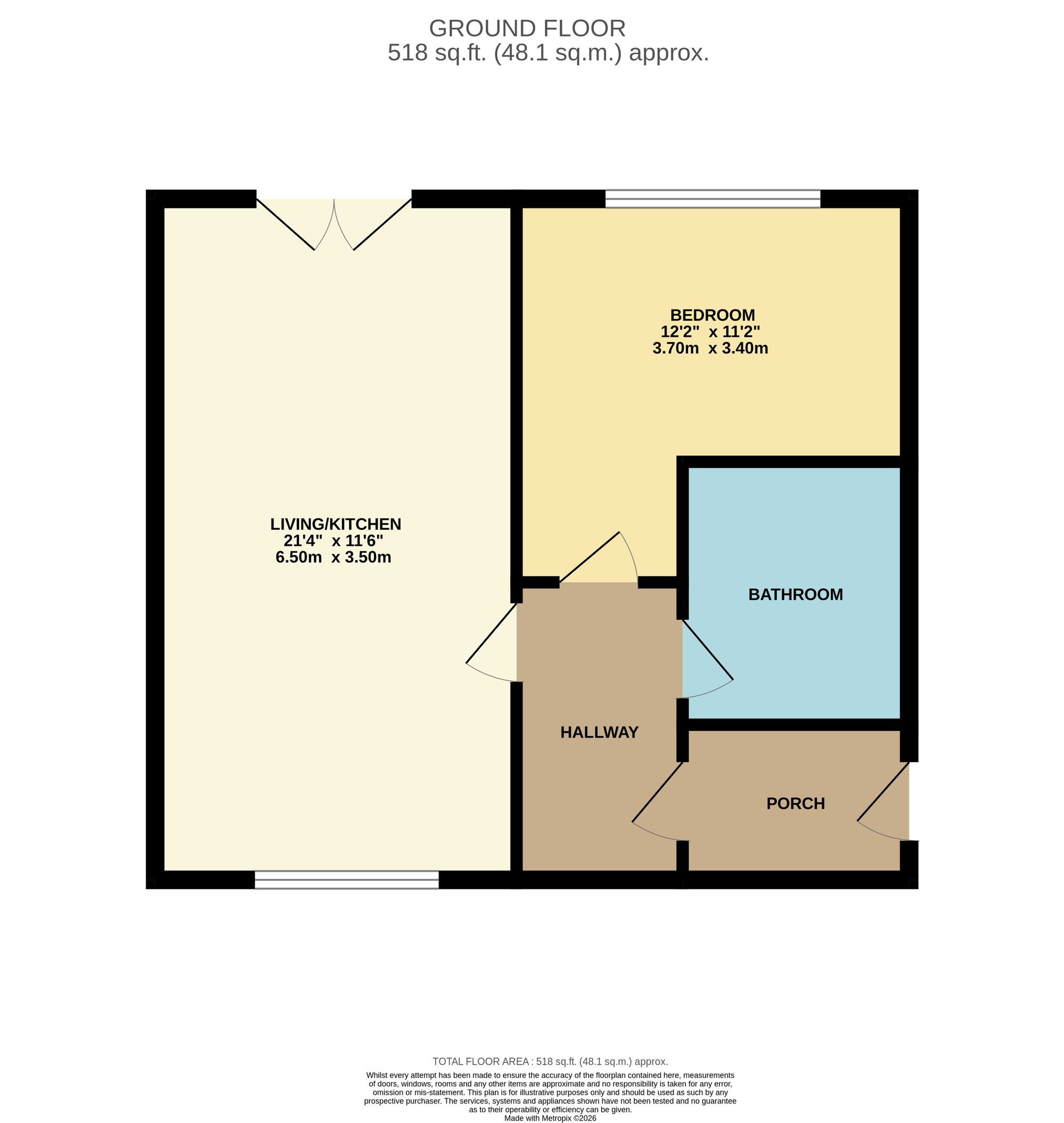 7 Finsbury Court, Bolton floorplan