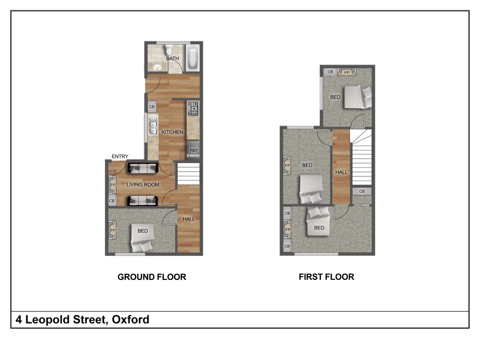 Leopold Street, Oxford floorplan
