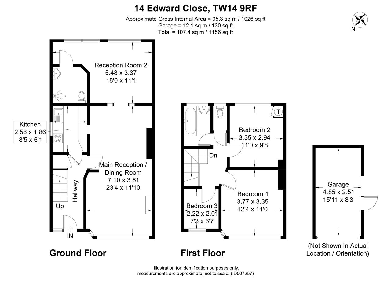 3 Bedrooms Semi-detached house for sale in Edward Road, Feltham TW14