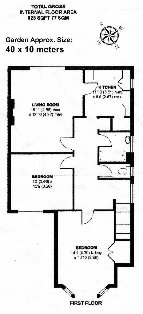 2 Bedrooms Flat to rent in Palace Road, London SW2