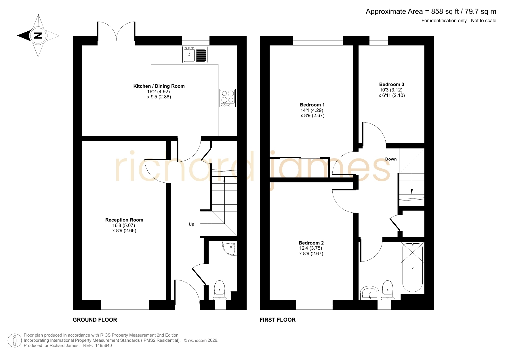 23, Brook Close, Lyneham floorplan