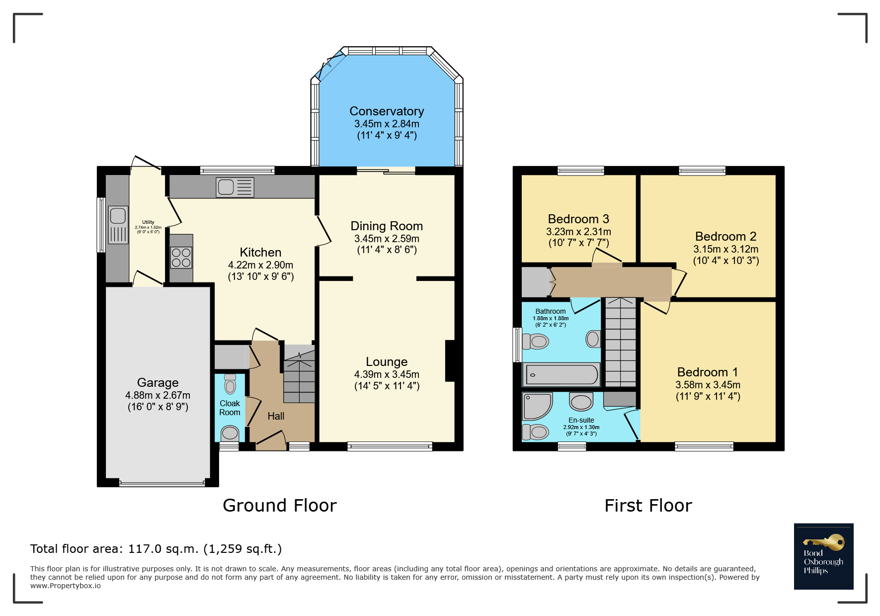 9, Tudor Close, Bideford floorplan