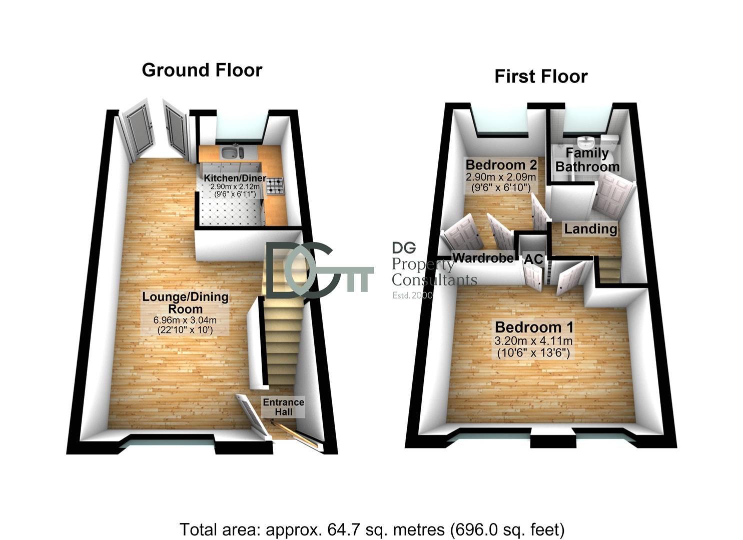 10, Temple Close, Bushmead, Luton floorplan